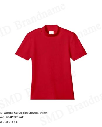 Calvin Klein เสื้อยืดคอกลมผู้หญิง รุ่น Women's Cut Out Slim Crewneck T-Shirt Code: 40428WF XAT
