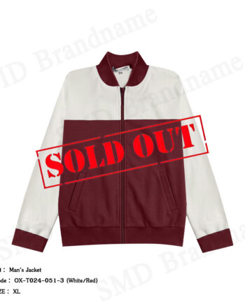 Comme Des Garçons เสื้อแจ็คเก็ตผู้ชาย รุ่น Man's Jacket Code: OX-T024-051-3 (White/Red)