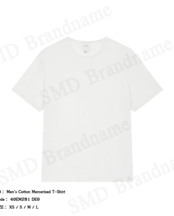 Calvin Klein เสื้อยืดคอกลมผู้ชาย รุ่น Men's Cotton Mercerized T-Shirt Code: 40EM281 DE0