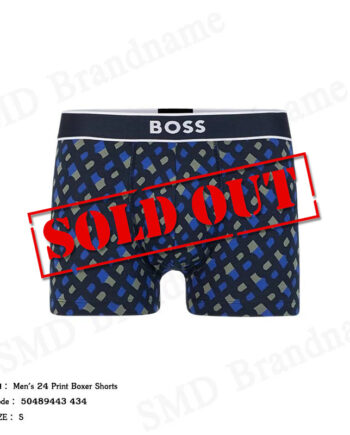 Hugo Boss กางเกงชั้นในผู้ชาย รุ่น Men's 24 Print Boxer Shorts Code: 50489443 434