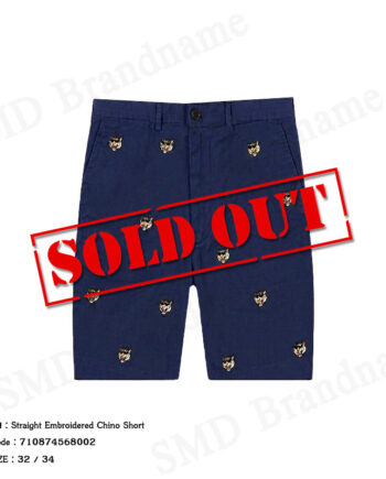Polo Ralph Lauren กางเกงขาสั้นผู้ชาย รุ่น Straight Embroidered Chino Short Code: 710874568002