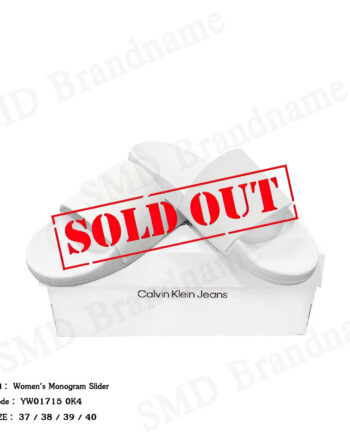 Calvin Klein Jeans รองเท้าแตะผู้หญิง รุ่น Women's Monogram Slider Code: YW01715 0K4