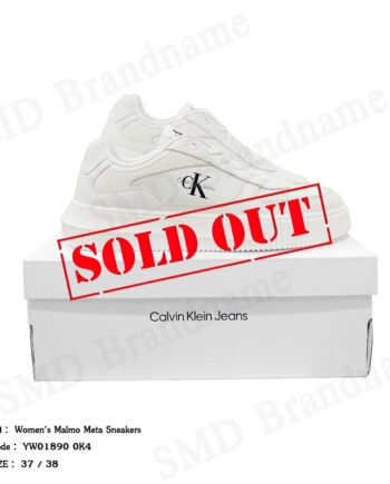 Calvin Klein Jeans รองเท้าผ้าใบผู้หญิง รุ่น Women's Malmo Meta Sneakers Code: YW01890 0K4