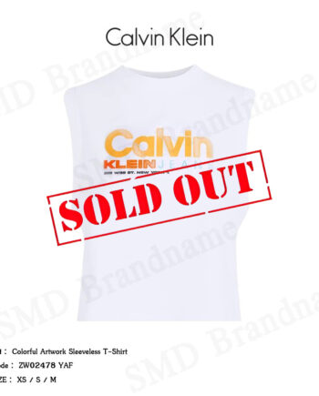 Calvin Klein Jeans เสื้อกล้ามแขนกุด รุ่น Colorful Artwork Sleeveless T-Shirt Code: ZW02478 YAF