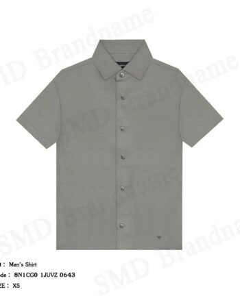 Emporio Armani เสื้อเชิ้ตแขนสั้นผู้ชาย รุ่น Men's Shirt Code: 8N1CG0 1JUVZ 0643