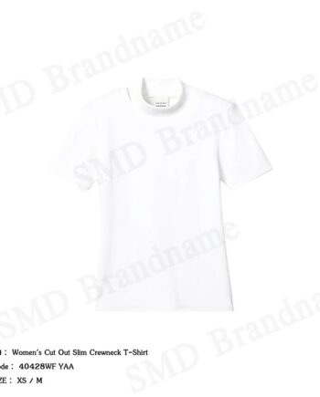 Calvin Klein เสื้อยืดคอกลมผู้หญิง รุ่น Women's Cut Out Slim Crewneck T-Shirt Code: 40428WF YAA