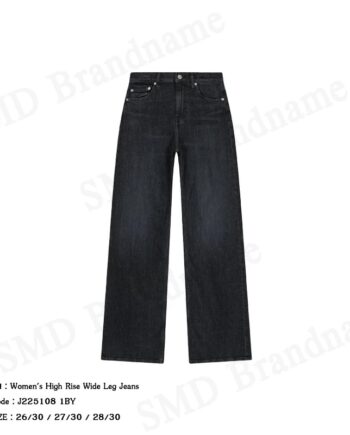 Calvin Klein Jeans กางเกงยีนส์ผู้หญิง รุ่น Women's High Rise Wide Leg Jeans Code: J225108 1BY
