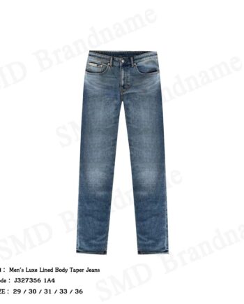 Calvin Klein Jeans กางเกงยีนส์ผู้ชาย รุ่น Men's Luxe Lined Body Taper Jeans Code: J327356 1A4