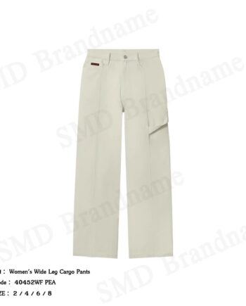 Calvin Klein Jeans กางเกงยีนส์ผู้หญิง รุ่น Women's Wide Leg Cargo Pants Code: 40452WF PEA