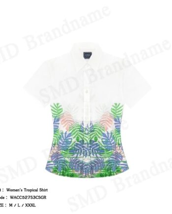Arrow เสื้อเชิ้ตแขนสั้นผู้หญิง รุ่น Women's Tropical Shirt Code: WACC527S3CSGR