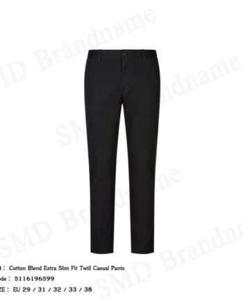 G2000 กางเกงสแล็คผู้ชาย ขายาว ทำงาน รุ่น Cotton Blend Extra Slim Fit Twill Casual Pants Code: 5116196599