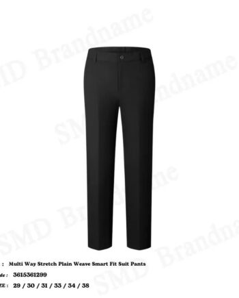 G2000 กางเกงสแล็คผู้ชาย ขายาว ทำงาน รุ่น Multi Way Stretch Plain Weave Smart Fit Suit Pants Code: 3615361299