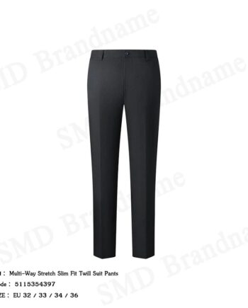 G2000 กางเกงสแล็คผู้ชาย ขายาว ทำงาน รุ่น Multi-Way Stretch Slim Fit Twill Suit Pants Code: 5115354397