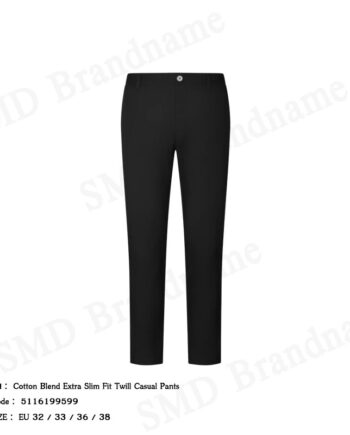 G2000 กางเกงสแล็คผู้ชาย ขายาว ทำงาน รุ่น Cotton Blend Extra Slim Fit Twill Casual Pants Code: 5116199599