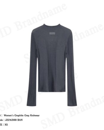 Calvin Klein Jeans เสื้อแขนยาวผู้หญิง รุ่น Women's Graphite Gray Knitwear Code: J224300 BAN