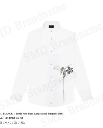 G2000 เสื้อเชิ้ตแขนยาวผู้ชาย รุ่น BLAACK | Savile Row Paint Long Sleeve Business Shirt Code: 4142041400