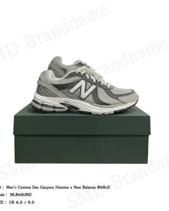 New Balance x CDG รองเท้าผ้าใบผู้ชาย รุ่น Men's Comme Des Garcons Homme x New Balance 860v2 Code: ML860JM2