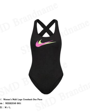 Nike ชุดว่ายน้ำผู้หญิง รุ่น Women's Multi Logo Crossback One Piece Code: NESSE250 001