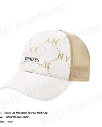 MLB หมวกแก็ป รุ่น Unisex Dia Monogram Sportive Mesh Cap Code: 3AMCM0153 50IVS