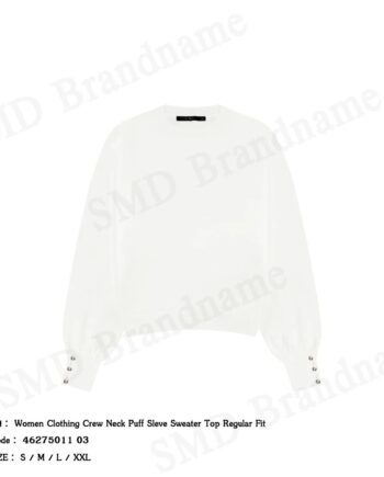 G2000 เสื้อสเวตเตอร์ผู้หญิง รุ่น Women Clothing Crew Neck Puff Sleve Sweater Top Regular Fit Code: 4627501103