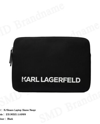 Karl Lagerfeld กระเป๋าแล็ปท็อปผู้ชาย รุ่น K/Skuare Laptop Sleeve Neopr Code: 231M3211A999