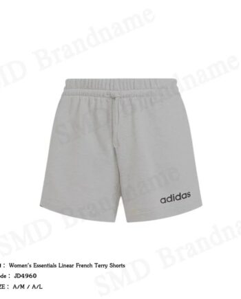 Adidas กางเกงขาสั้นผู้หญิง รุ่น Women's Essentials Linear French Terry Shorts Code: JD4960