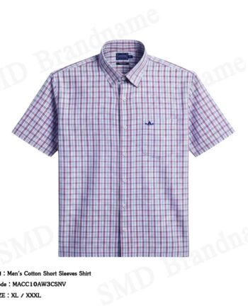 Arrow เสื้อเชิ้ตแขนสั้นผู้ชาย รุ่น Men's Cotton Short Sleeves Shirt Code: MACC10AW3CSNV