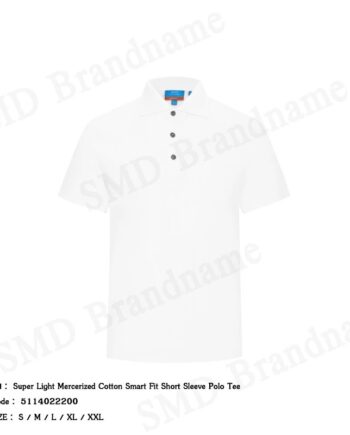 G2000 เสื้อโปโลผู้ชาย รุ่น Super Light Mercerized Cotton Smart Fit Short Sleeve Polo Tee Code: 5114022200