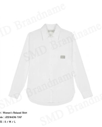 Calvin Klein Jeans เสื้อเชิ้ตแขนยาวผู้หญิง รุ่น Women's Relaxed Shirt Code: J224436 YAF