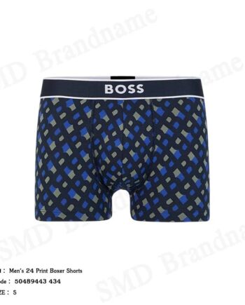 Hugo Boss กางเกงชั้นในผู้ชาย รุ่น Men's 24 Print Boxer Shorts Code: 50489443 434