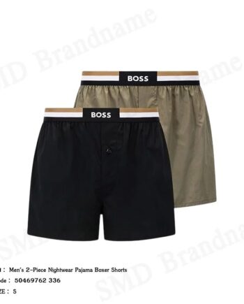 Hugo Boss กางเกงขาสั้นผู้ชาย รุ่น Men's 2-Piece Nightwear Pajama Boxer Shorts Code: 50469762 336