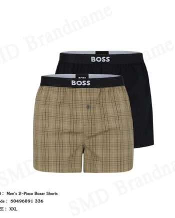 Hugo Boss กางเกงขาสั้นผู้ชาย รุ่น Men's 2-Piece Boxer Shorts Code: 50496091 336