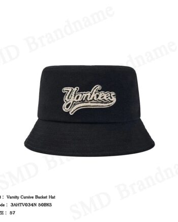 MLB หมวกบักเก็ต รุ่น Varsity Cursive Bucket Hat Code: 3AHTV034N 50BKS