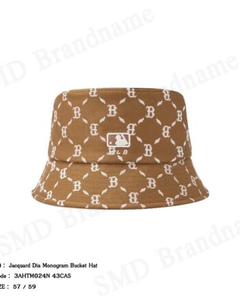 MLB หมวกบักเก็ต รุ่น Jacquard Dia Monogram Bucket Hat Code: 3AHTM024N 43CAS