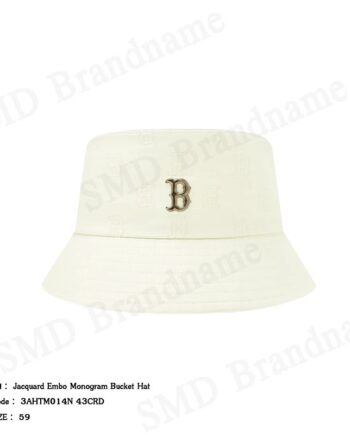 MLB หมวกบักเก็ต รุ่น Jacquard Embo Monogram Bucket Hat Code: 3AHTM014N 43CRD