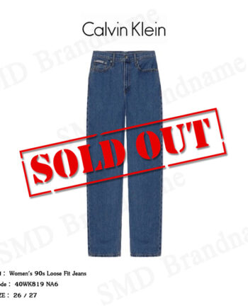 Calvin Klein Jeans กางเกงยีนส์ รุ่น Women's 90s Loose Fit Jeans Code: 40WK819 NA6