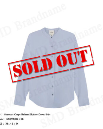 Calvin Klein เสื้อเชิ้ตแขนยาวผู้หญิง รุ่น Women's Crepe Relaxed Button-Down Shirt Code: 44B948G D1E