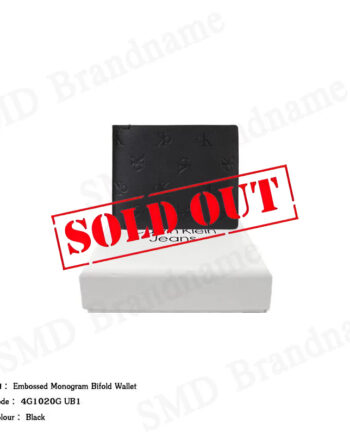 Calvin Klein Jeans กระเป๋าสตางค์ รุ่น Embossed Monogram Bifold Wallet Code: 4G1020G UB1