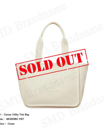 Calvin Klein Jeans กระเป๋าถือ รุ่น Canvas Utility Tote Bag Code: 4K3098G V07