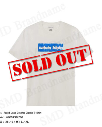 Calvin Klein Jeans เสื้อยืดคอกลมผู้ชาย รุ่น Faded Logo Graphic Classic T-Shirt Code 4RC819G PDJ