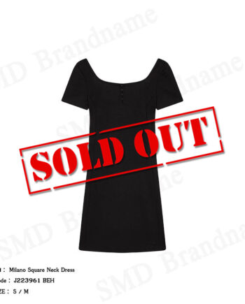 Calvin Klein Jeans ชุดเดรส รุ่น Milano Square Neck Dress Code: J223961 BEH