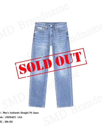 Calvin Klein Jeans กางเกงยีนส์ผู้ชาย รุ่น Men's Authentic Straight Fit Jeans Code: J326421 1AA