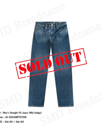 John Henry กางเกงยีนส์ผู้ชาย รุ่น Men's Straight Fit Jeans (Mid Indigo) Code: JH S225MPTST28