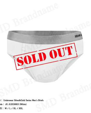 John Henry กางเกงชั้นในผู้ชาย รุ่น Underwear Silver&Gold Series Men's Briefs Code: JU JU2G003 (White)