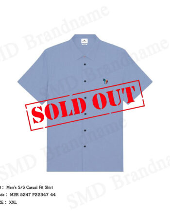 Paul Smith เสื้อเชิ้ตแขนสั้นผู้ชาย รุ่น Men's S/S Casual Fit Shirt Code: M2R 524T P22347 44