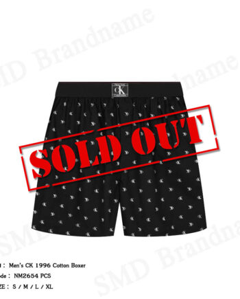 Calvin Klein กางเกงขาสั้นผู้ชาย รุ่น Men's CK 1996 Cotton Boxer Code: NM2654 PCS