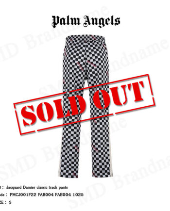 Palm Angels กางเกงขายาว รุ่น Jacquard Damier Classic Track Pants Code: PMCJ001F22 FAB004 FAB004 1025