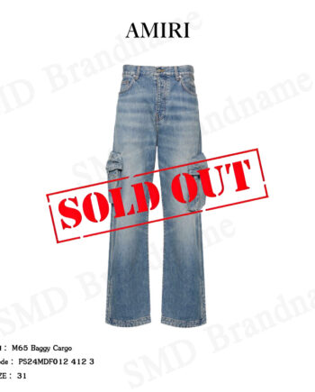 Amiri กางเกงยีนส์ รุ่น M65 Baggy Cargo Code: PS24MDF012 412 3