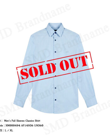 Armani Exchange เสื้อเชิ้ตแขนยาวผู้ชาย รุ่น Men's Full Sleeves Classics Shirt Code: XM000494 AF14936 U9360