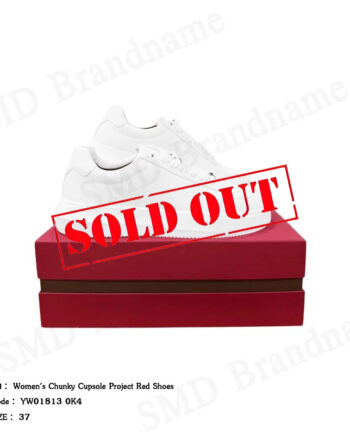 Calvin Klein Jeans รองเท้าผ้าใบผู้หญิง รุ่น Women's Chunky Cupsole Project Red Shoes Code: YW01813 0K4